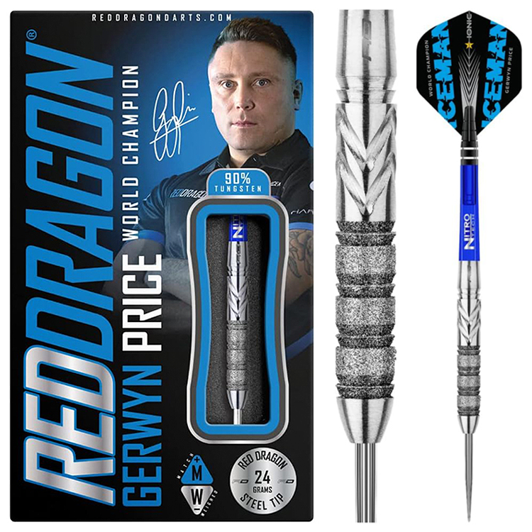 RED DRAGON GERWYN PRICE ELEMENT SE DARTS 24克磨沙钨钢飞镖