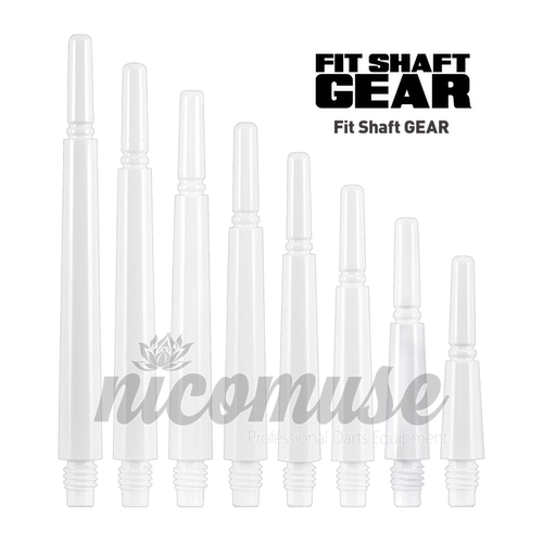 FIT SHAFT GEAR NORMAL WHITE 白色 树脂飞镖杆 旋转型/自锁型
