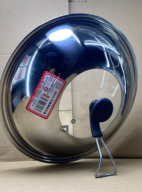 炒锅锅盖加厚不锈钢镶玻璃可立可视适用口径30 32 34 36cm炒菜锅