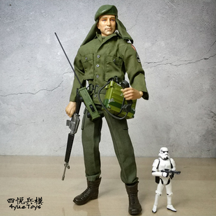 烈火雄心消防员手办现代兵人模型1/6可动人偶孩玩具武器3 威龙