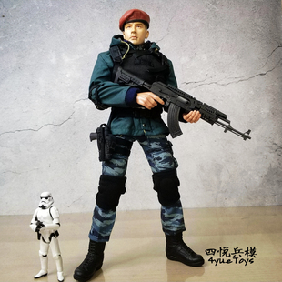 手办玩具士兵人偶模型可动特种部队现代摆件关节摆件男孩礼物威龙