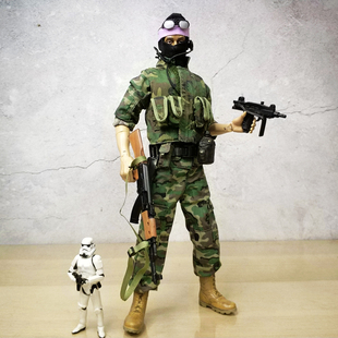 手办兵人玩具士兵人偶模型1比6可动特种现代摆件武器男孩礼物威龙