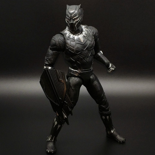 电影美国队长钢铁侠黑豹手办可动人偶模型玩具奇异博士黑寡妇摆件