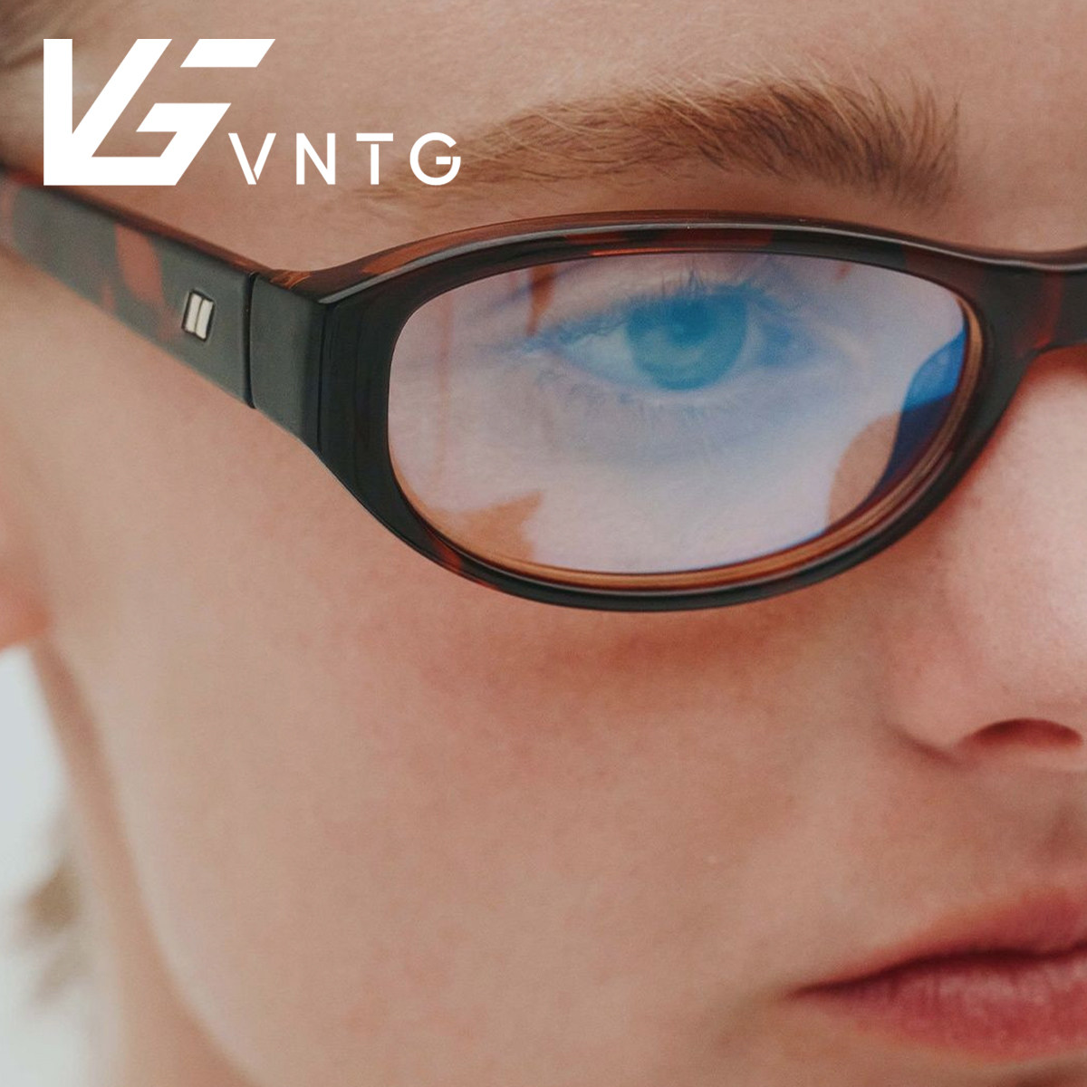 VNTG澳洲潮牌同款防蓝光眼镜玳瑁色学院高智感ins风近视框架眼镜