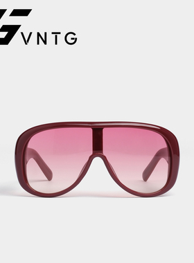 VNTG墨镜大框连体式防风户外欧美风时髦滑雪镜ins风御姐太阳眼镜