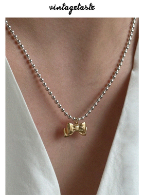 精致公主风金银双色项链