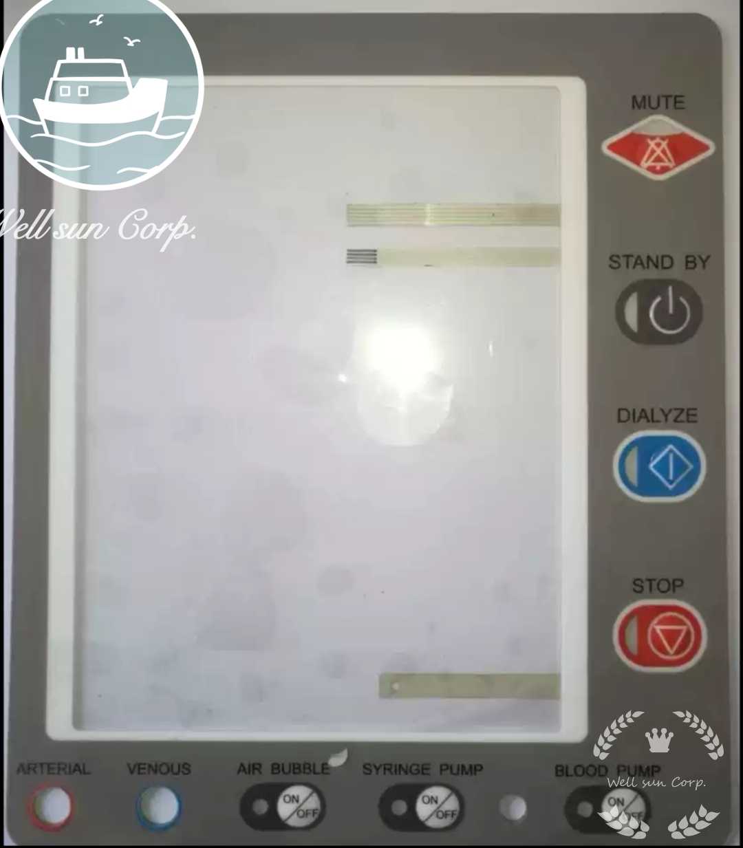 东丽血透机配件TR8000 TQS88 按键贴膜 屏幕贴膜按键开关显示屏膜