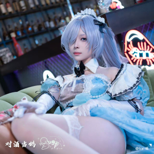 对酒当鸽售完不补妮姬cos灰姑娘Nikke胜利女神cosplay联动 女仆装