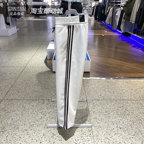 阿迪达斯女裤三条纹运动针织长裤