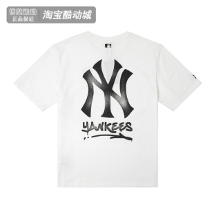 儿童运动休闲透气半袖 MLB童装 新品 T恤25夏季 7ATSB1153 NY大标短袖