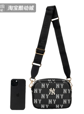 MLB老花单肩包男女包新款时尚复古休闲运动包斜挎包拎包7ACRM084N