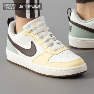 Nike耐克板鞋女士2025冬新款COURT运动低帮复古休闲鞋HV1804-121