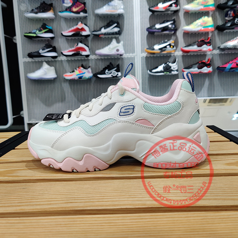 斯凯奇男女鞋子新款熊猫复古情侣