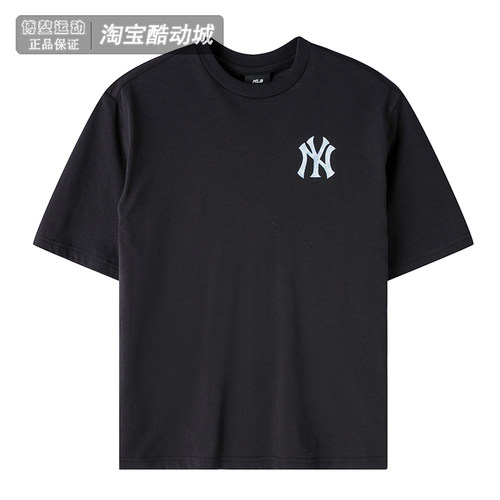 MLB儿童复古老花运动透气短袖T恤