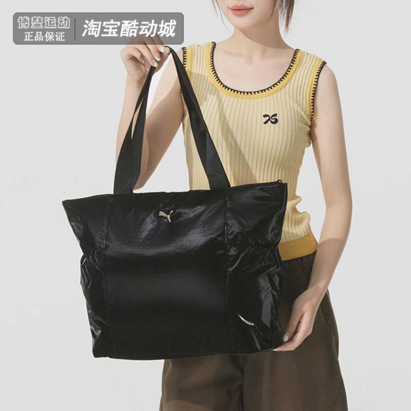 彪马单肩包女包拎包大容量托特包