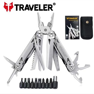 多功能组合工具户外防身便携式 备 折途刀多用叠应急装