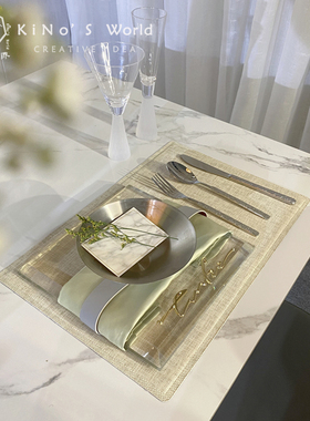 轻奢风银色托盘样板房间装饰摆件