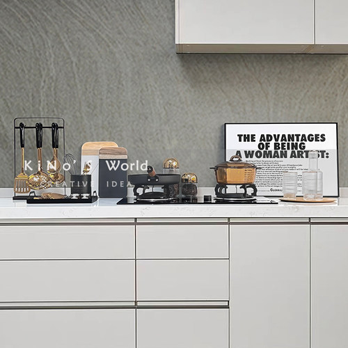 北欧轻奢厨房装饰摆件样板间橱柜