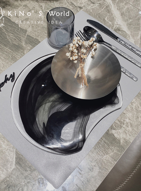 轻奢样板房间餐具欧式风摆件