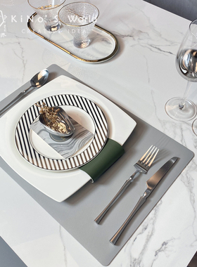 摆件kino奇诺套装会所餐垫刀叉