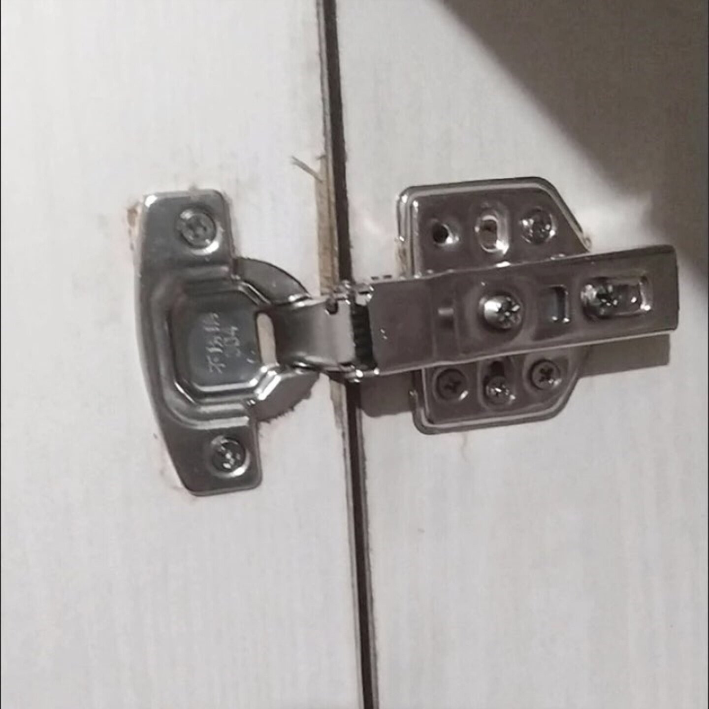 飞机衣柜门隐形二段力通用加厚中铰链