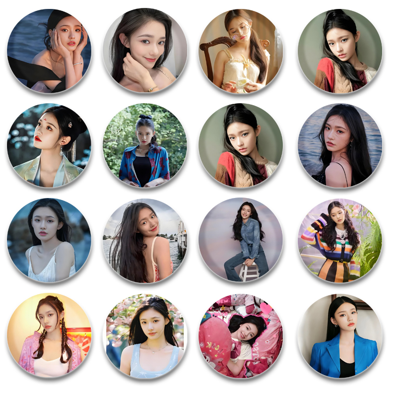 林允徽章58mm马口铁胸针谷子挂件明星演唱会应援周边朋友礼物