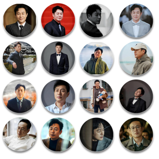 张颂文周边吧唧徽章吧唧58mm马口铁胸章胸针挂件朋友谷子礼物pin