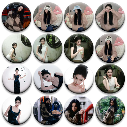 代露娃吧唧58mm马口铁胸章谷子挂件明星应援周边痛包徽章日谷痛包