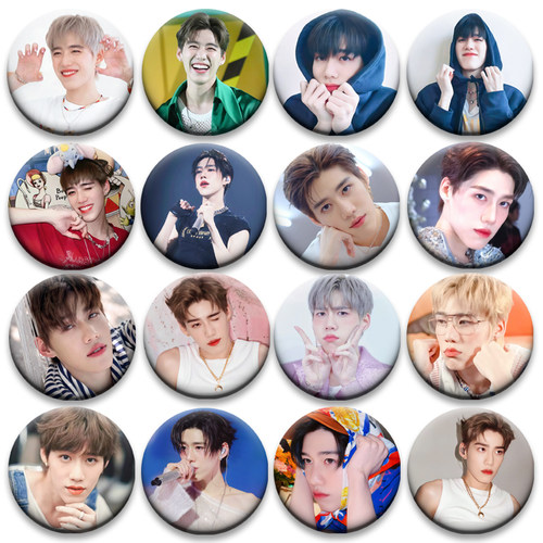 泰国顶流ppkrit林祎凯周边谷子吧唧痛包58MM装饰谷圈胸针徽章