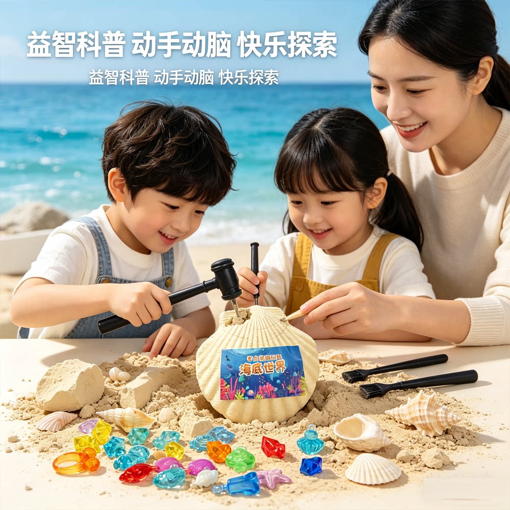 大号考古挖掘敲敲玩具益智图片