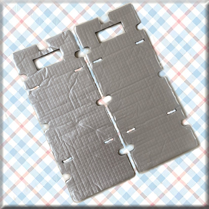 电子机产品机箱铝箔网格纹保温隔热防晒橡胶发泡单面带胶隔热棉