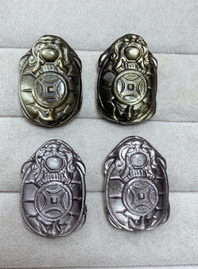 天然金曜石龙龟吊坠挂件饰品礼物