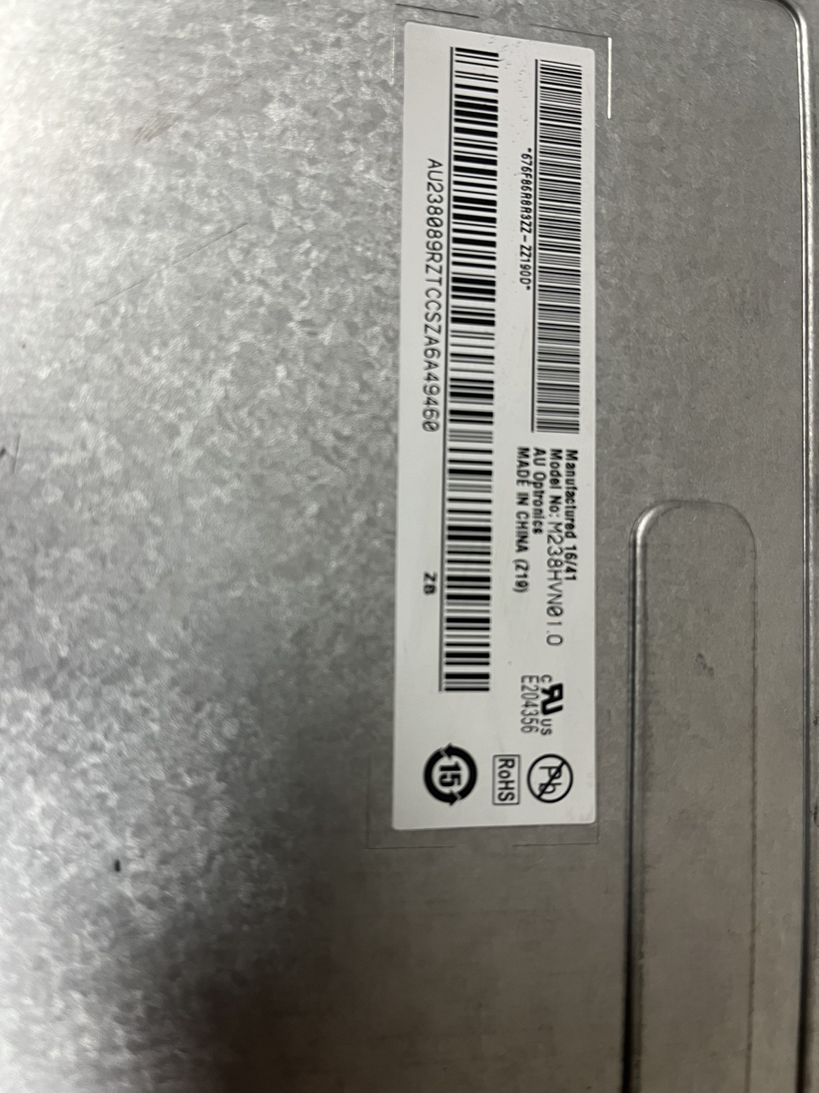 M238HAN01.0/MV238FHM-N10/m238hvn01.0/MV238FHM-N30/LM238WF1