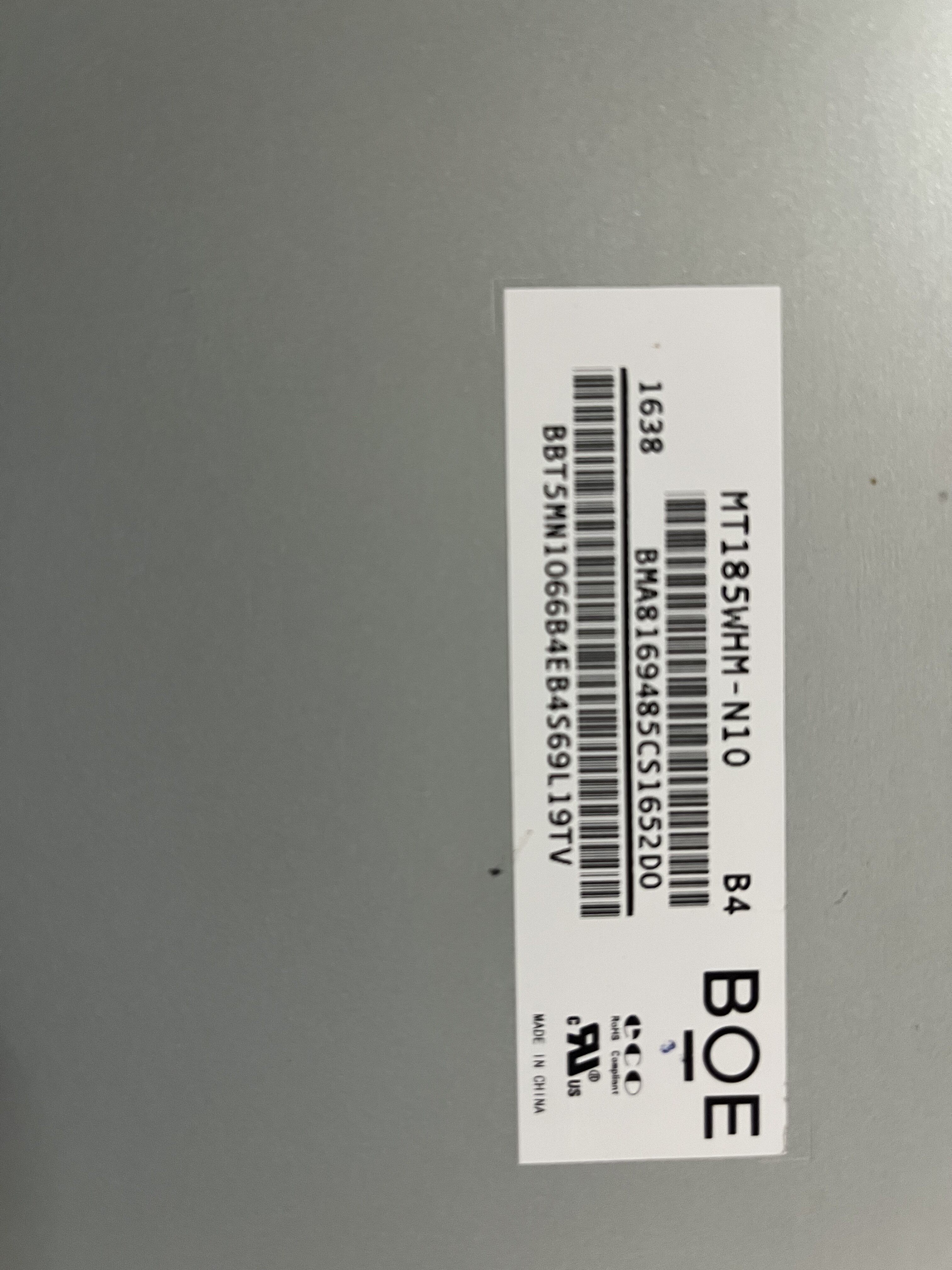 MT185WHM-N20N10 MV185WHB-N10 HT185WX1-300 HT185WX1-400液晶屏