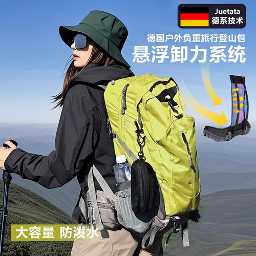 德国户外登山包徒步轻便双肩背包