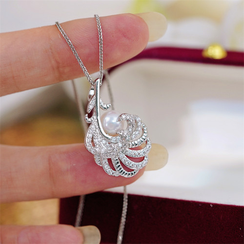 铜威尔娜斯套装M家羽毛珍珠配件