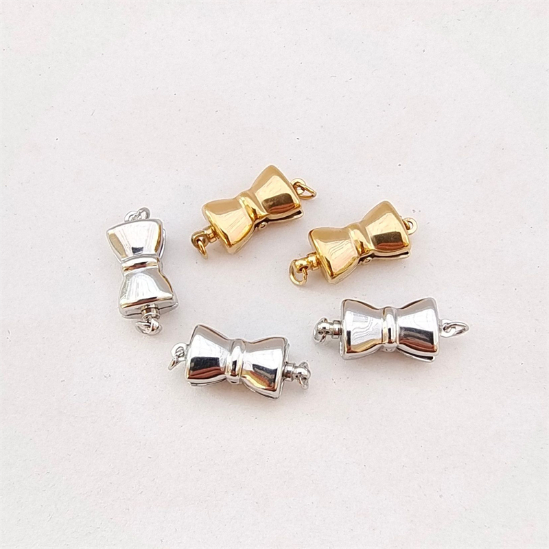 不锈钢扣子威尔娜斯蝴蝶结插棒扣