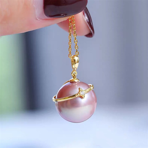 配件威尔娜斯纯银土星吊坠