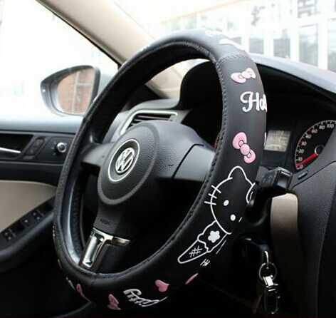 the republic of korea lovely Cartoon hellokitty automobile Steering wheel cover lady Four seasons General type personality fashion Coverin the Car/Articles/Fitting/Refit , Car Accessories/The jewelry , Steering wheel cover  category - from Buy2taobao.com to provide professional Taobao agent buy service