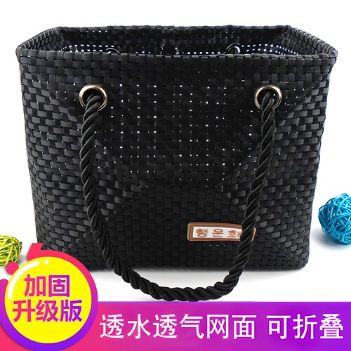 女款网眼防水洗澡篮健身游泳浴兜