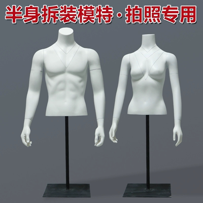 半身拍照模特道具3D镂空拆装展示架 男女可选 厂家直销