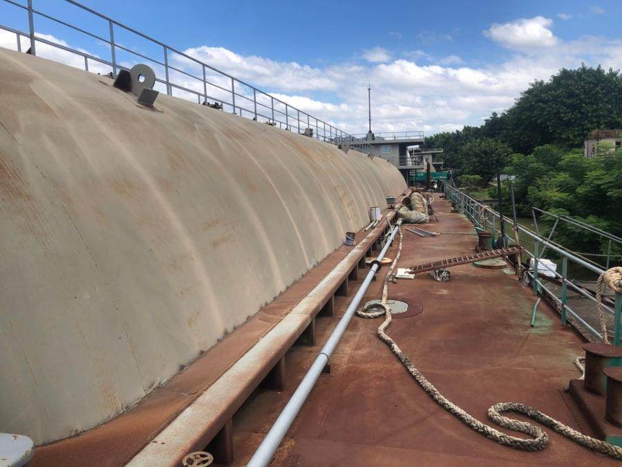 建造中的“锦江1631”轮