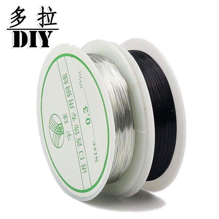 多拉diy饰品配件首饰专业铜线保色铜丝手工耳钉串珠配饰