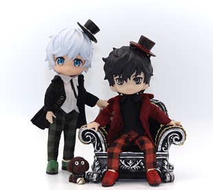 ob11娃衣 GSC bjd body9 YMY 潘妮的宝盒 UFdoll 礼服 外套 沙发