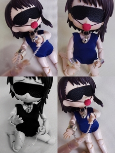 ob11娃衣 GSC YMY doll bjd body9 bjd 12分 道具 手铐皮鞭眼罩