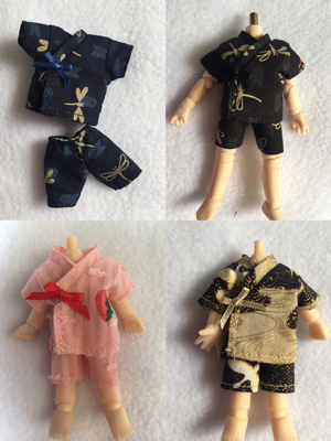 ob11娃衣 GSC bjd body9 YMY素体 潘妮的宝盒 和服