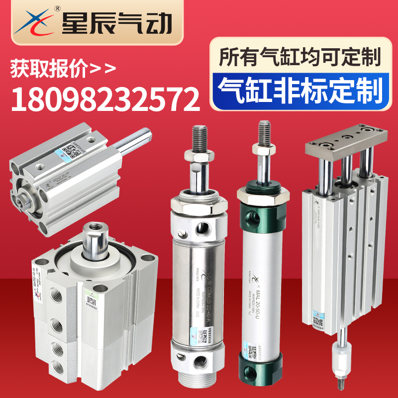 非标定制浙江气缸星辰