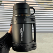 网红爆款 矮胖墩墩壶316不锈钢加厚保温壶旅游露营户外水杯家用暖