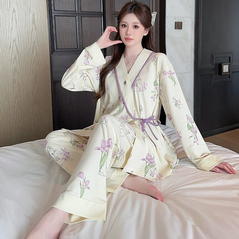 纯棉月子服夏季薄款产后孕妇睡衣春秋外穿产妇喂奶哺乳大码家居服,孕妇装/孕产妇用品/营养,家居服套装,淘宝优惠券,粉丝福利购,淘宝优惠卷