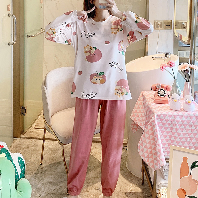 [한벌바지] 봄 가을 산모팬츠 조절이 가능한 홈팬츠 임신 전후로 착용 가능한 롱팬츠